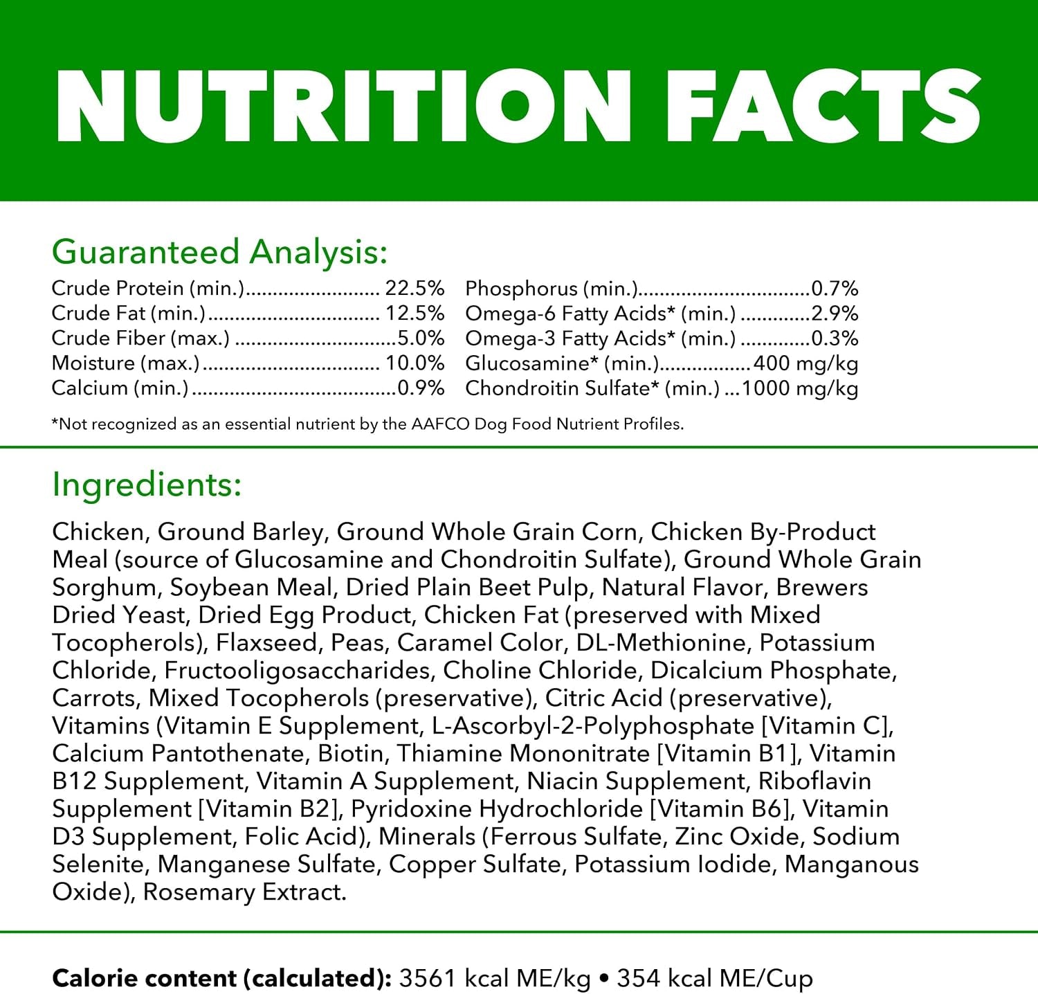 Proactive Health Large Breed Dry Dog Food, Chicken, 38.5 Lb | Veterinarian-Recommended, Real Chicken #1 Ingredient, L-Carnitine for Metabolism, Glucosamine & Chondroitin, Optimal Calcium
