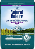 Limited Ingredient Diet Large-Breed Adult Dry Dog Food with Healthy Grains Chicken & Brown Rice, 12 Pound (Pack of 1)