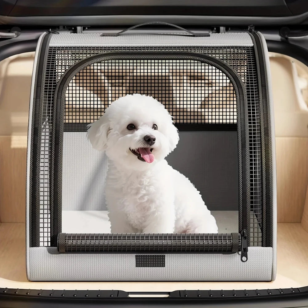 Pet Travel Bed with Raised Sides