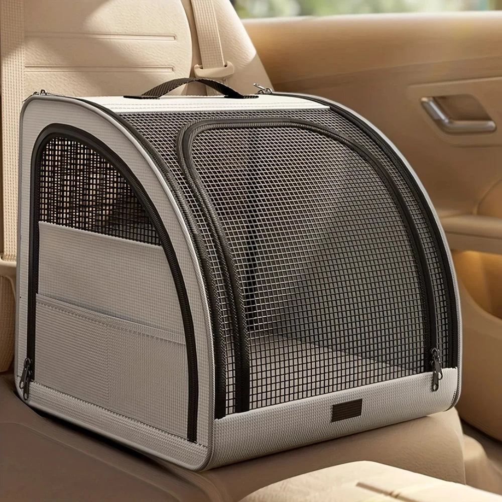 Pet Travel Bed with Raised Sides