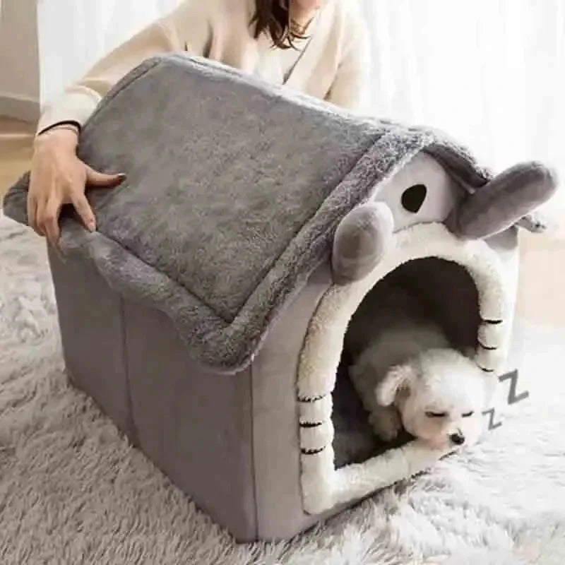 Soft Indoor Warm Pet House Bed
