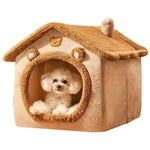 Soft Indoor Warm Pet House Bed