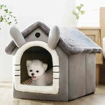 Soft Indoor Warm Pet House Bed