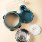 Pet Feeder and Water Dispenser Feeding System for Cats and Dogs