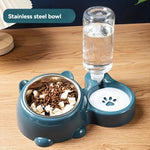 Pet Feeder and Water Dispenser Feeding System for Cats and Dogs