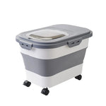 13/33LB Collapsible Cat Dog Food Storage Container Dry Cat Food Box