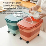 13/33LB Collapsible Cat Dog Food Storage Container Dry Cat Food Box