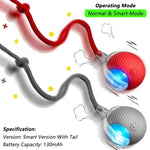 1/2 PCS Cat Interactive Ball Toy Automatic Rolling Bal Toy Pet