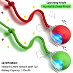 1/2 PCS Cat Interactive Ball Toy Automatic Rolling Bal Toy Pet