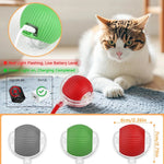 1/2 PCS Cat Interactive Ball Toy Automatic Rolling Bal Toy Pet