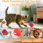 1/2 PCS Cat Interactive Ball Toy Automatic Rolling Bal Toy Pet