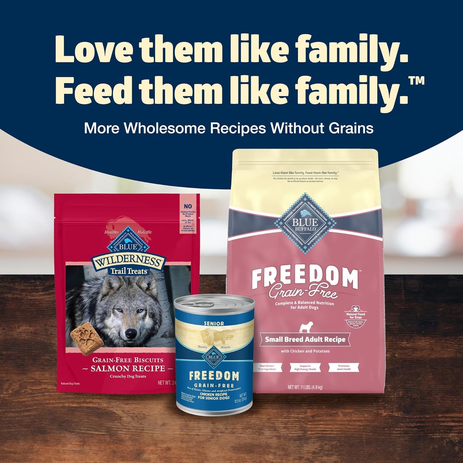 Freedom Grain-Free Small Breed Dry Dog Food, Supports High Energy Needs, Made in the USA with Natural Ingredients, Chicken & Potatoes, 11-Lb Bag