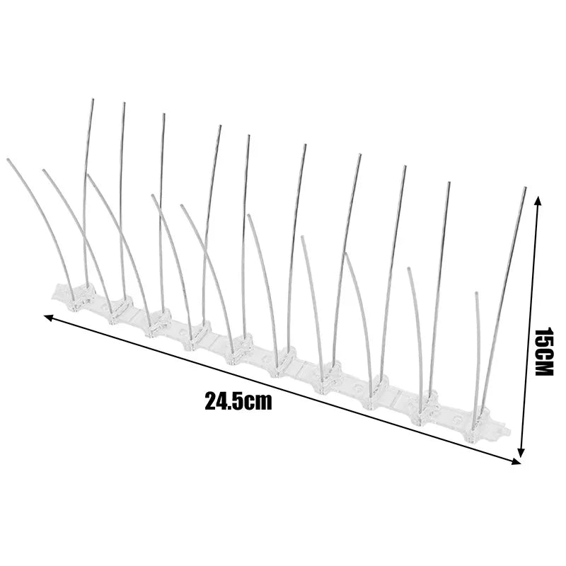 Stainless Steel Bird Repeller Set Pigeon Spike Deterrent anti Bird Pigeon Squirrel Cats Repellent Garden Fence Roof Wholesale