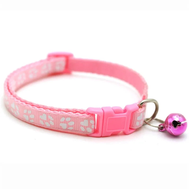 Wholesale Collars for Cat Collar with Bell Adjustable Necklace Cat Puppy Kitten Collar Dropshipping Pet Cats Collar Perro