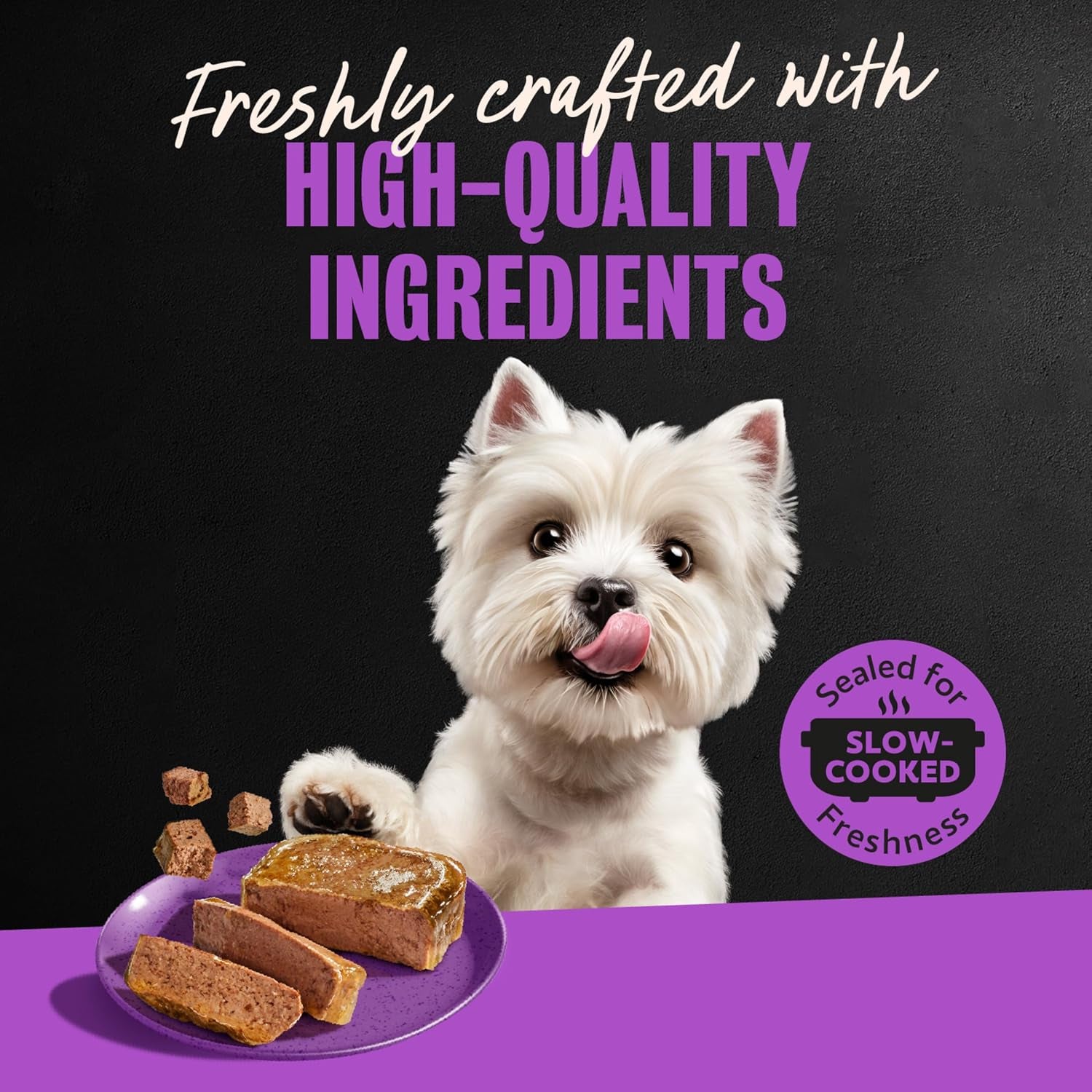 Classic Loaf in Sauce Wet Dog Food Butcher'S Selects Variety Pack, Dry-Aged Ribeye Flavor and Filet Mignon Flavor, 3.5 Oz. Easy Peel Trays, Variety Pack (12 Count, Pack of 1)