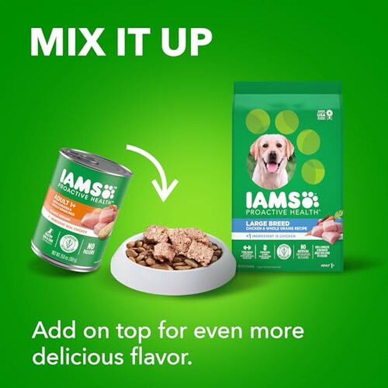 IAMS Proactive Health Large Breed Adult Dry Dog Food 15 Lb Chicken Nutrition