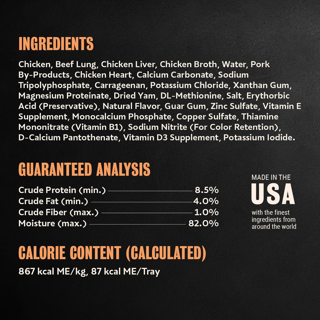 Classic Loaf in Sauce Wet Dog Food, Chicken & Liver, 3.5 Oz, 24 Count | Made in USA, Real Chicken #1 Ingredient, No Fillers/Added Sugar/Artificial Flavors, Use as Meal or Topper, Easy Peel Trays