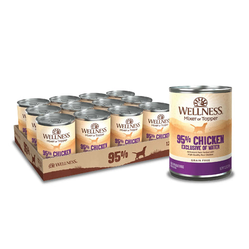 95% Chicken Natural Wet Grain Free Canned Dog Food, 13.2-Ounce Can (Pack of 12)
