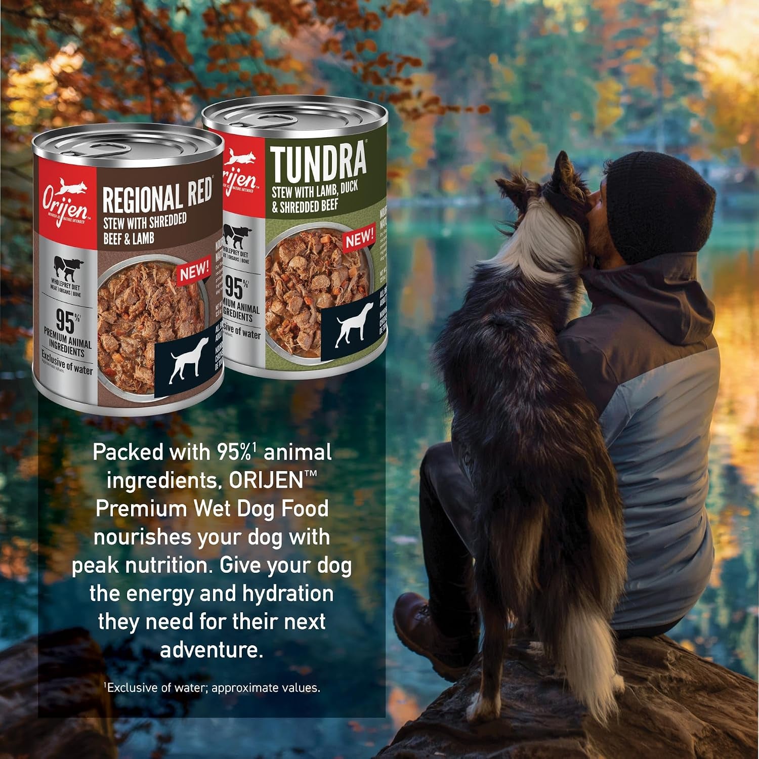 ORIJEN Wet Dog Food Variety Pack Regional Red Tundra Recipes 12.8Oz. Cans | 95% Animal Ingredients, Biologically Appropriate, WHOLEPREY Dog Food, Global Quality Ingredients