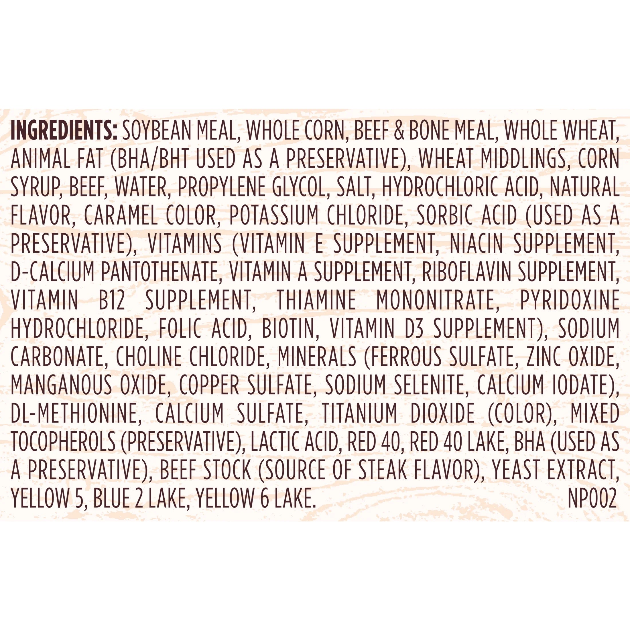 Kibbles 'N Bits Triple Steak Flavor Dry High Protein Dog Food 40 Lb Bag