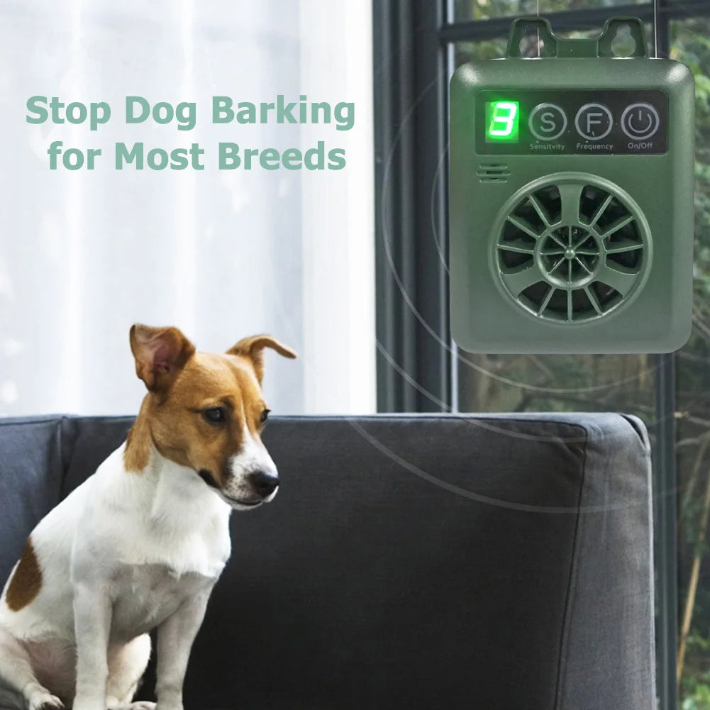 Pet anti Barking Ultrasonic Electronic Dog Repeller Chaser Deterrent Device Bark Powerful Ultrasonic Dog Repelent