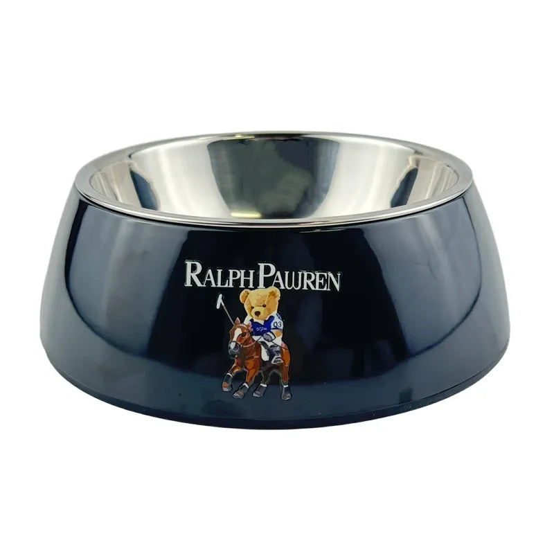 Luxury Dog Bowls PAWDA Pets Bowl, Bpa-Free Food & Water Bowl for Small, Medium & Large Breeds, Non-Skid, 2-In-1 Removable Stainless Steel Pet Water&Food Bowl for Dogs and Cats J32