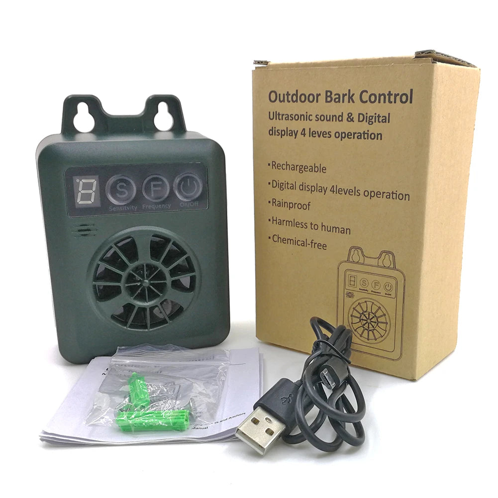 Pet anti Barking Ultrasonic Electronic Dog Repeller Chaser Deterrent Device Bark Powerful Ultrasonic Dog Repelent
