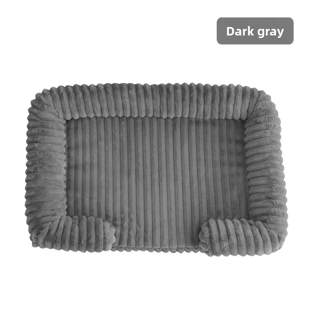 AURABASE - Warm Winter Dog Bed for Small Cats and Medium Dogs, Soft Puppy Sofa Mat.