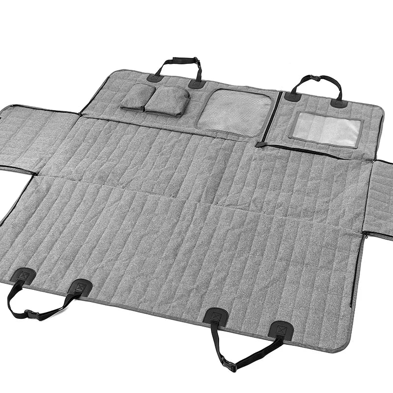 Dog Car Seat Cover Waterproof Pet Dog Carriers Travel Mat Hammock For Small Medium Large Dogs Car Rear Back Seat Safety Pad
