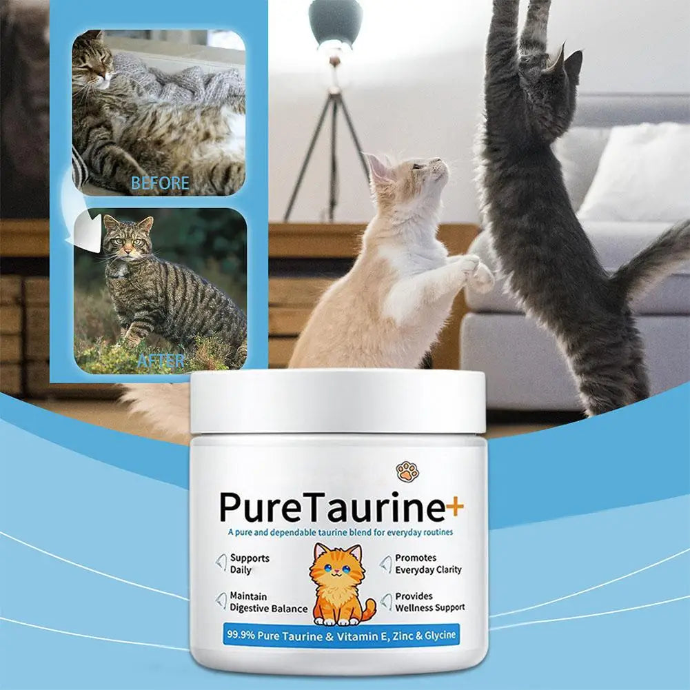 200g Taurine For Cats Taurine Powder Supplement  Support Support Heart Health And Maintain Daily Nutritional Supplements