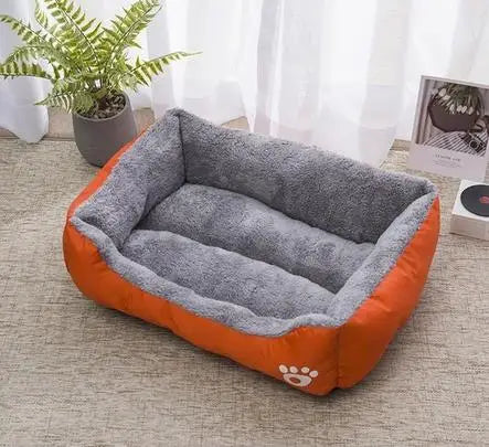 Aura Base - Candy-Colored Warm Pet Kennel, Square Nest Bed for Small and Medium Dogs.