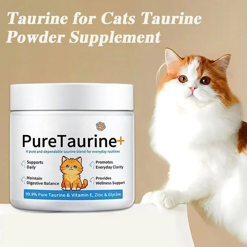 200g Taurine For Cats Taurine Powder Supplement  Support Support Heart Health And Maintain Daily Nutritional Supplements