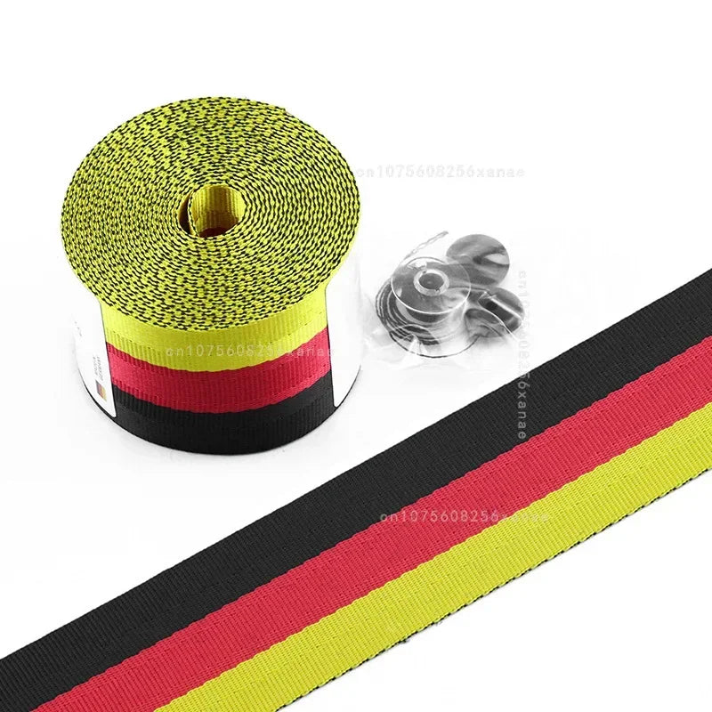 Universal Car Seat Belt DIY Lap-belt Car High-Strength Polyester Seat Safety Belts Multicolor Seat belt Car Accessories 1Set