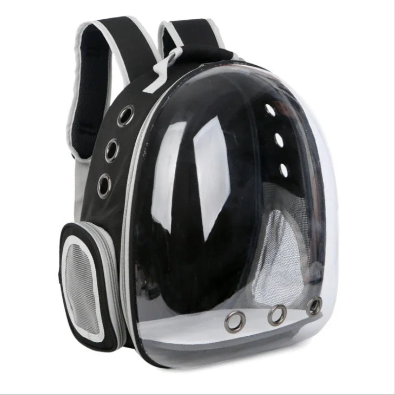 Cat Pet Carrier Backpack Transparent Capsule Bubble Pet Backpack Small Animal Puppy Kitty Bird Breathable Pet Carrier for Travel