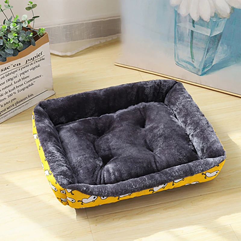 AURABASE - Cozy Winter Pet Bed for Small and Medium Dogs, Soft Sofa Mat and Cushion.