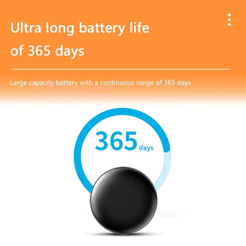 Mini GPS Tracker Device Smart Anti-Lost Reminder For Pets Bag Wallet Bluetooth Finder Air Tag Tracking Locator For IOS Android