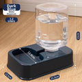 AURABASE - Hanging Automatic Pet Feeder and Water Dispenser, Gravity Auto Feeder and Waterer Set with Container Bowl for Cages.