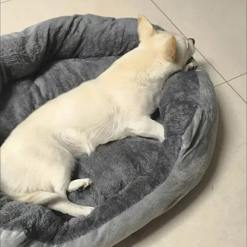 AURABASE - Very Soft Warm Dog Bed, Cozy Pet Basket for Medium and Large Dogs.