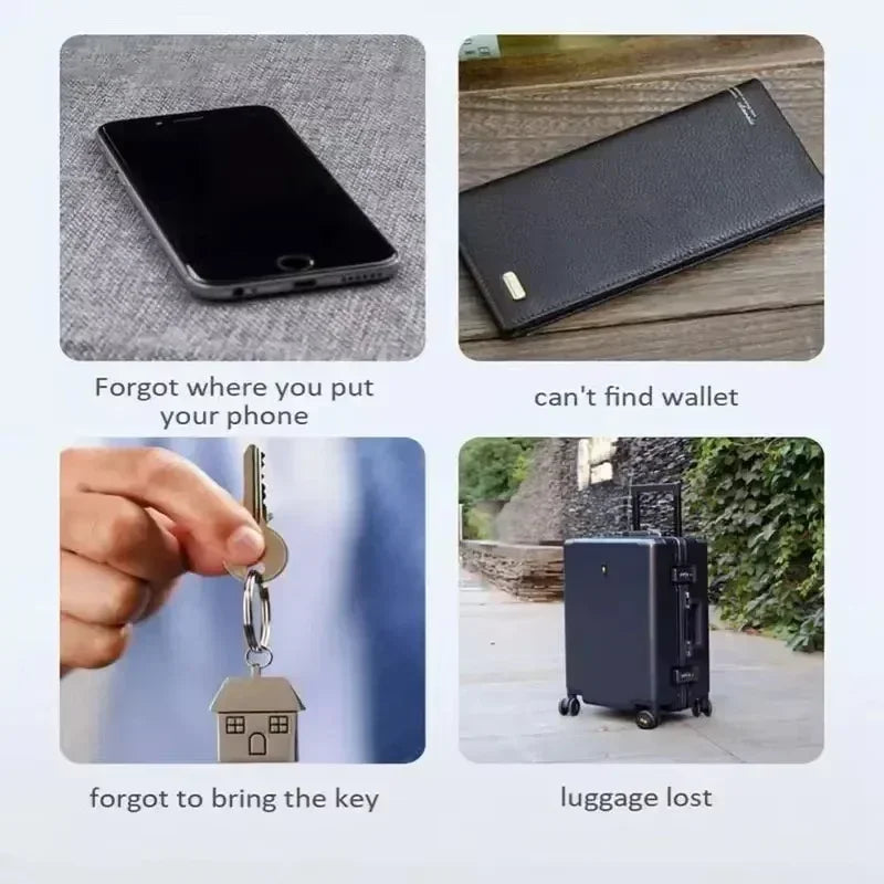 Lenovo GPS AntiLost Device Mini Bluetooth 5.0 Tracker Round Pet Kids Bag Wallet Tracking Finder Locator Air Tag Smart Home