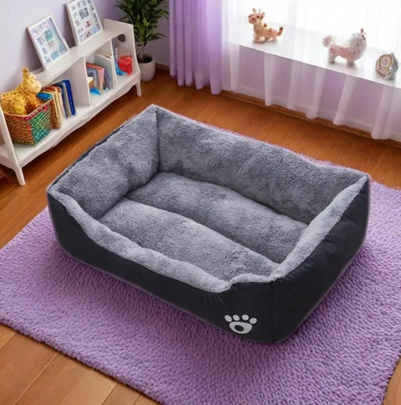 AURABASE - Plush Dog Bed for Large, Medium and Small Dogs, Non-Slip and Bite-Resistant Pet Sleeping Mat.