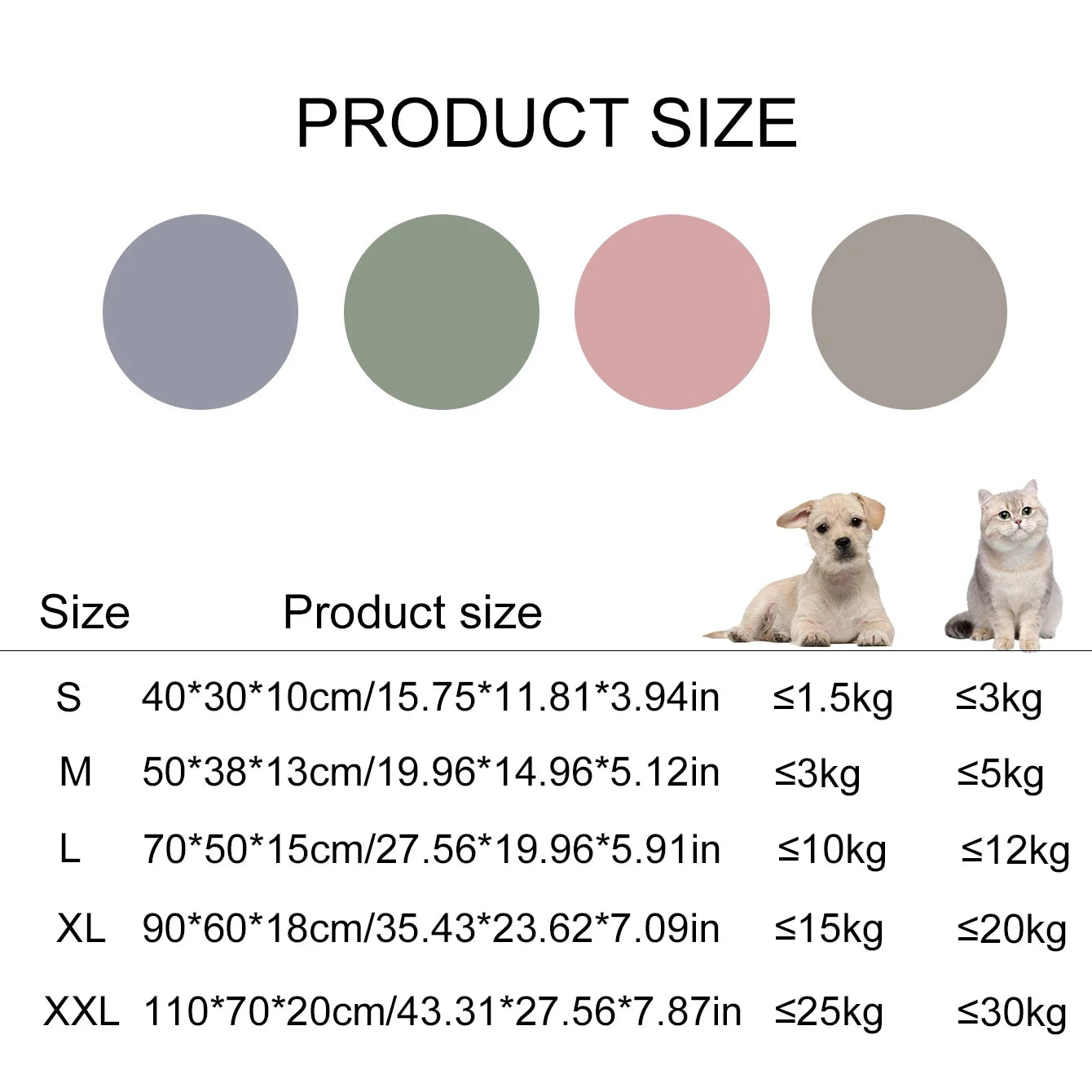 AURABASE - Large Pet Sleep Bed and Dog House, Warm Sofa Sleeping Mat and Cushion for Dogs and Cats.