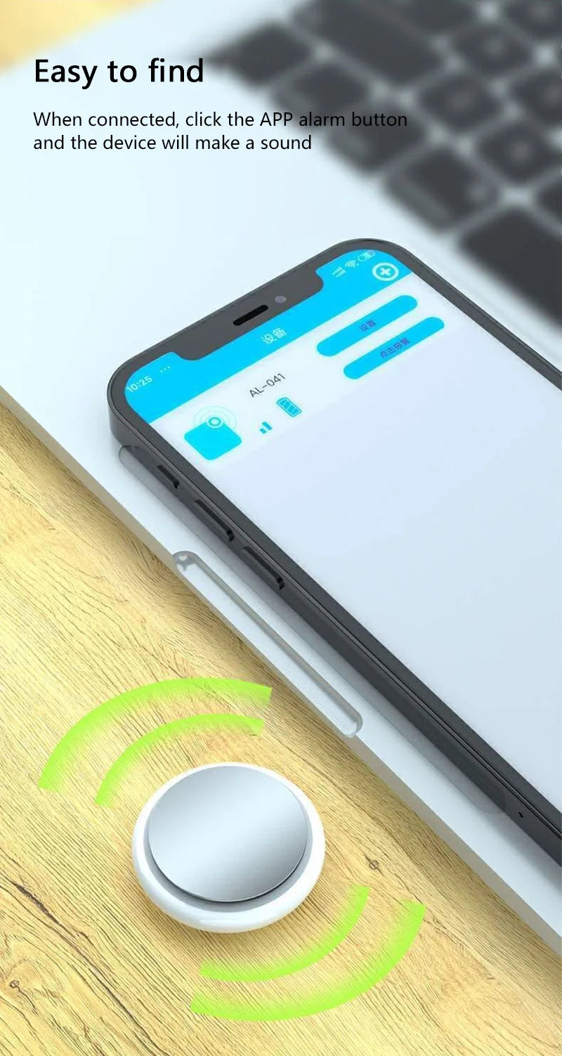Mini GPS Tracker Device Smart Anti-Lost Reminder For Pets Bag Wallet Bluetooth Finder Air Tag Tracking Locator For IOS Android