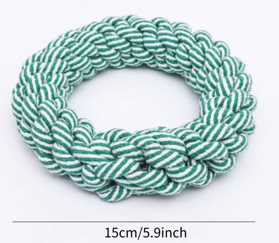 Pet Dog Rope Toy Durable Chew Bite Resistant