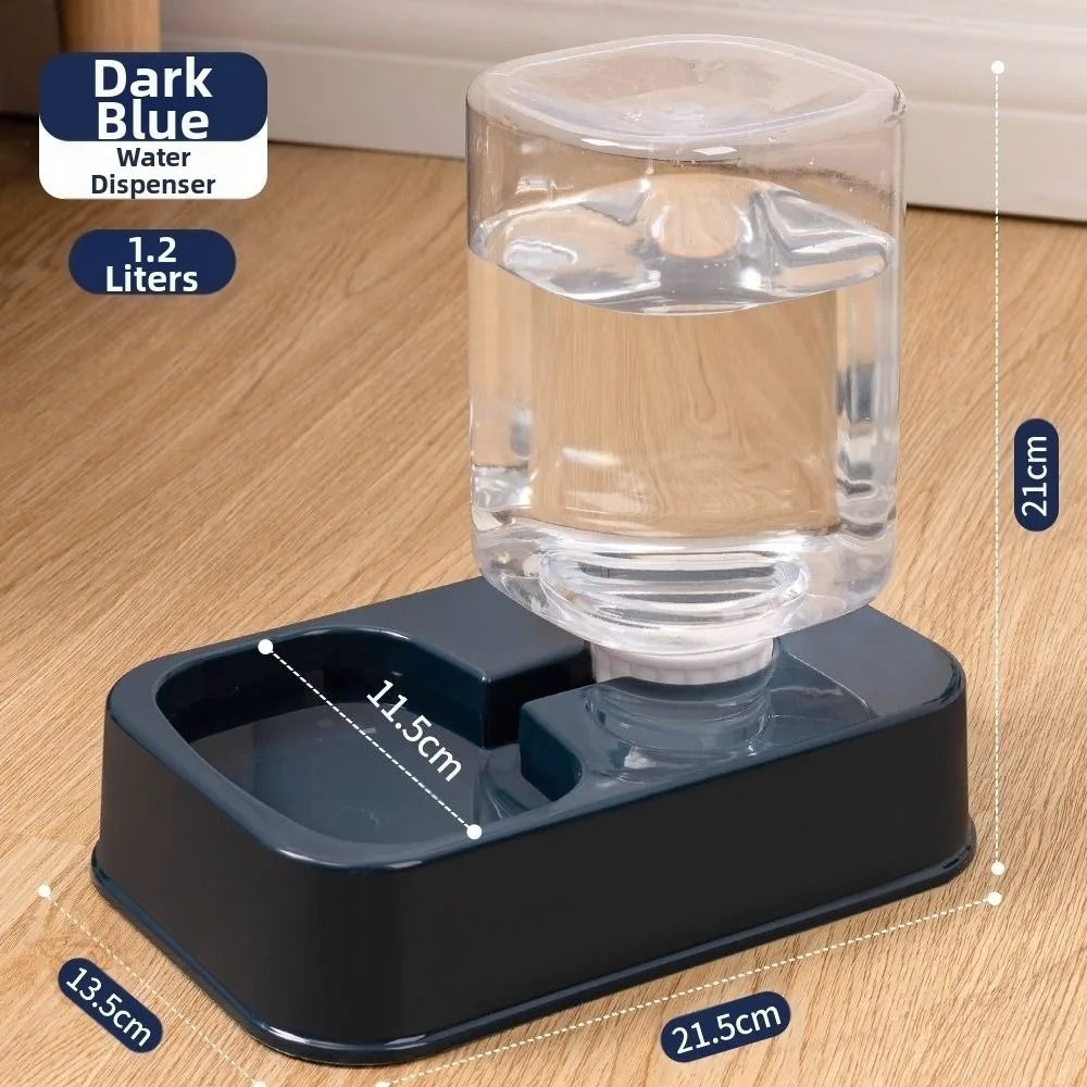 AURABASE - 3.2L Automatic Pet Feeder and 1.5L Water Dispenser Set, Large Capacity Feeding Station for Cats and Dogs.