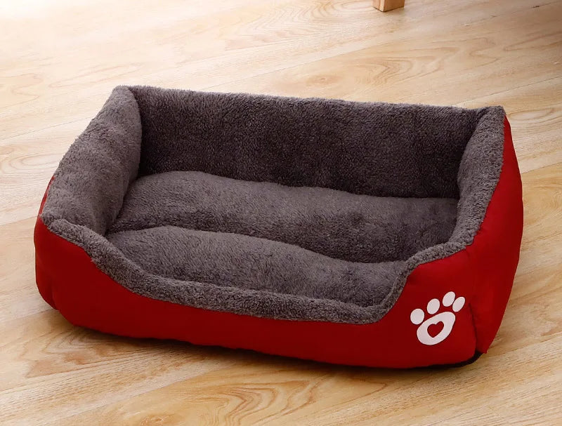 Aura Base - Candy-Colored Warm Pet Kennel, Square Nest Bed for Small and Medium Dogs.