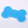 Dog Slow Food Pad Bone Silicone Pet Licking Pad Mat Placemats Pet Supplies Feeding Dog Cats Dogs Supplies