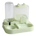 AURABASE - All-in-One Automatic Pet Feeder and Waterer, Large Capacity Food Storage Dispenser for Cats and Dogs.