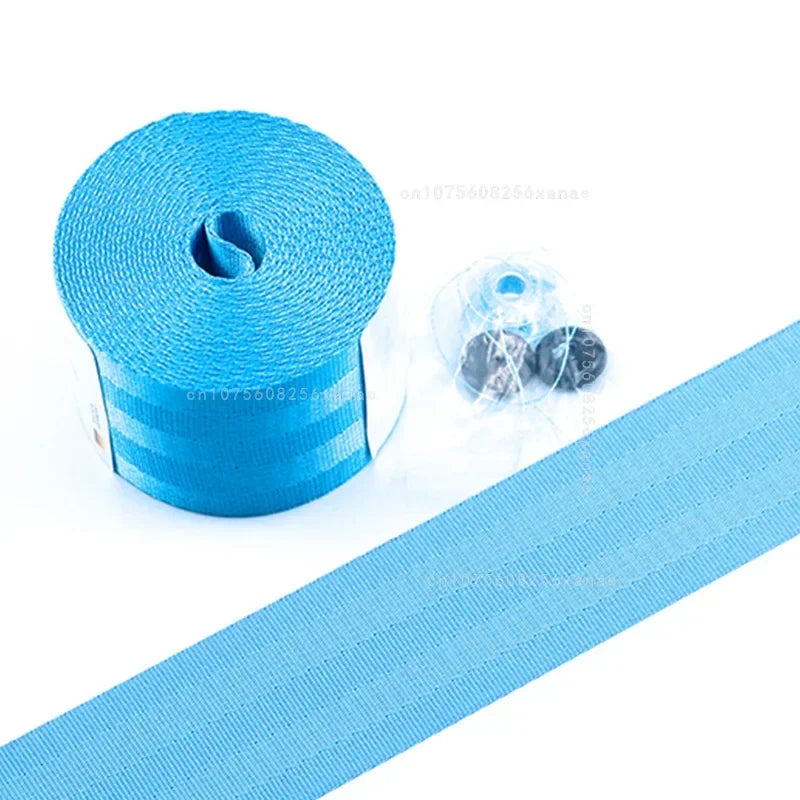 Universal Car Seat Belt DIY Lap-belt Car High-Strength Polyester Seat Safety Belts Multicolor Seat belt Car Accessories 1Set