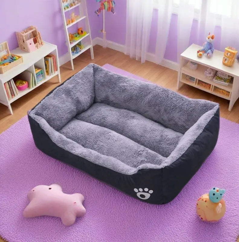 AURABASE - Plush Dog Bed for Large, Medium and Small Dogs, Non-Slip and Bite-Resistant Pet Sleeping Mat.