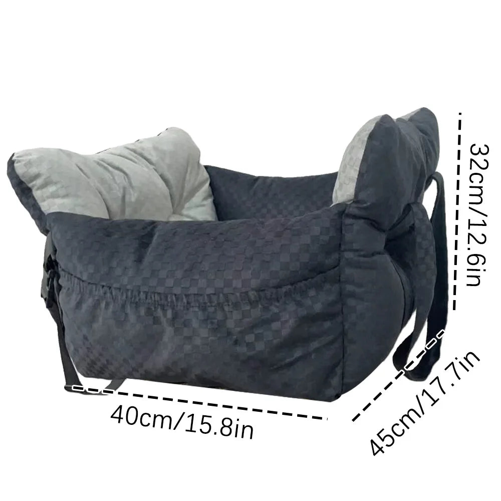 New Pet Car Seat Kennel Puppy Cat Out Seat Mat Removable Washable Dog Out Safety Seat Travel Nest